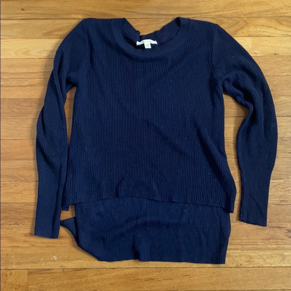 Indigo Hi-Lo lightweight sweater